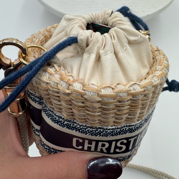 DIOR BEAUTY Raffia micro bag-with box + strap - Picture 5 of 5